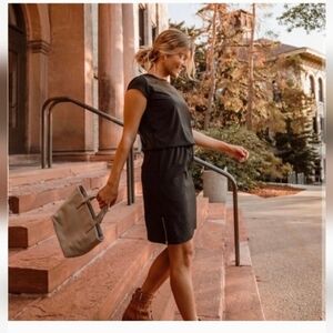 ALBION Going Places Chic Black Mini Dress Size S